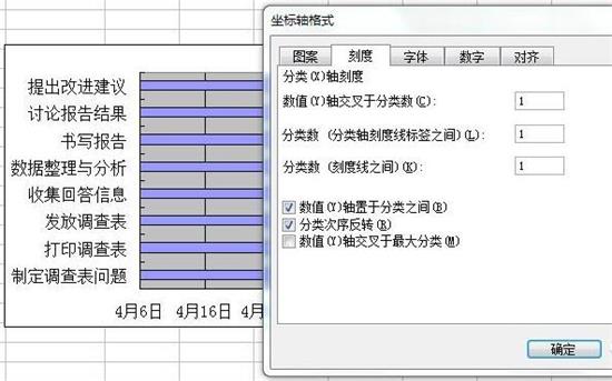 Excel制作完整甘特图的方法步骤截图