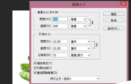 photoshop cs6调整图片尺寸的具体操作方法截图