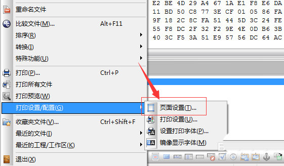 UltraEdit文件页面添加页眉的详细操作过程截图