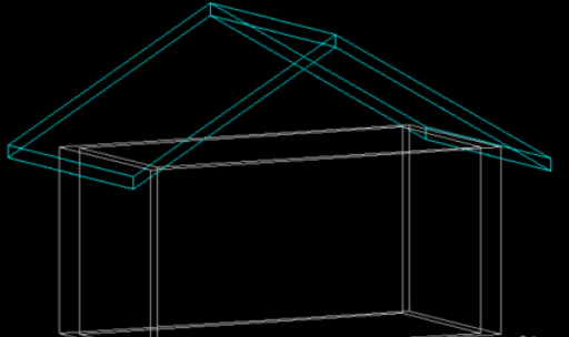 天正建筑2014中使用墙齐屋顶的操作教程截图