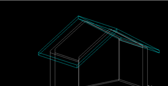 天正建筑2014中使用墙齐屋顶的操作教程截图