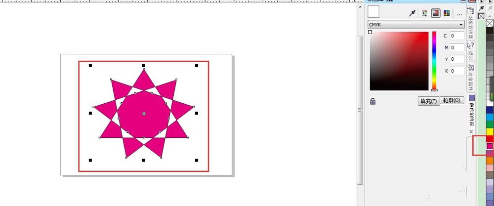 CorelDraw X4为绘制图形上色的操作教程截图