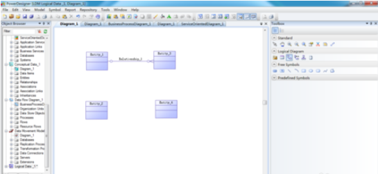 Power Designer建立逻辑数据模型的相关操作教程截图