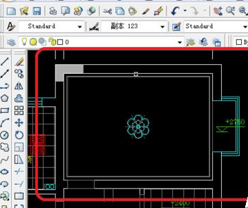 AutoCAD2016绘画顶面布置图的相关使用方法截图