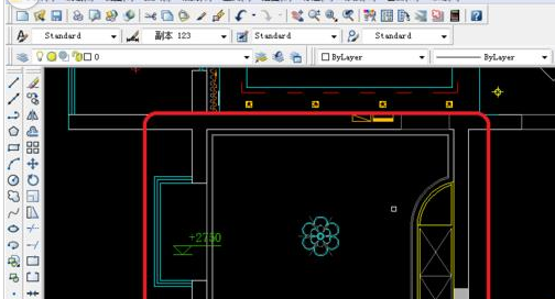 AutoCAD2016绘画顶面布置图的相关使用方法截图