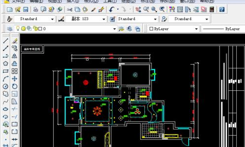 AutoCAD2016绘画顶面布置图的相关使用方法截图