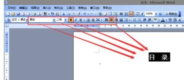 Microsoft Office 2003制作目录的操作教程截图