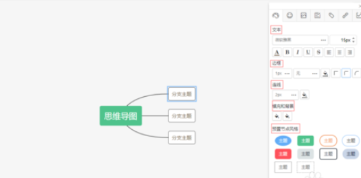 ProcessOn绘画思维导图的操作教程截图