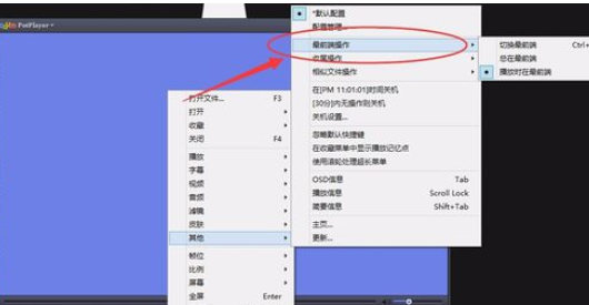 PotPlayer设置为最前端播放的操作教程截图