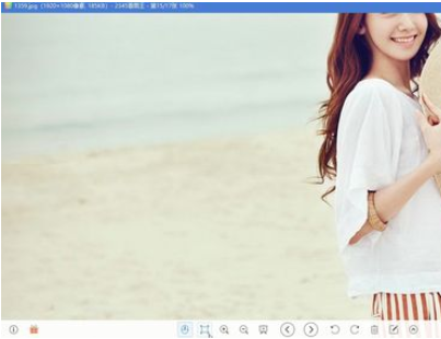 2345看图王中查看图片时候锁定纵横比的详细操作教程截图