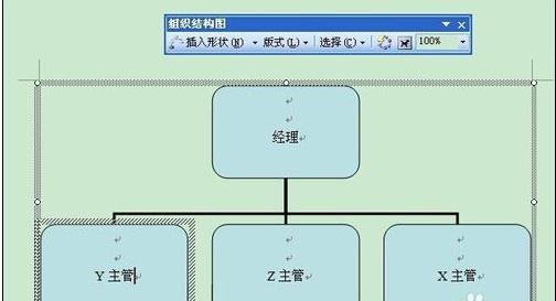 Microsoft Office 2003绘制组织结构图的操作步骤截图