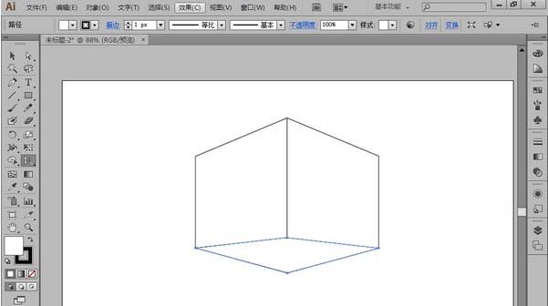 Adobe Illustrator CS6借助透视网格设计三维图的方法步骤截图