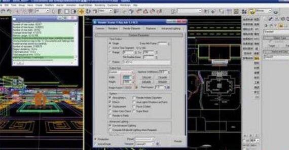 3dmax2017将渲染参数进行设置的方法步骤截图