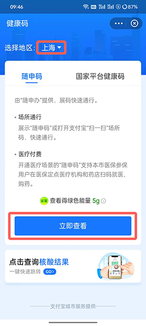 支付宝核酸检测结果如何查询