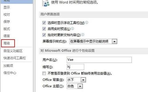 word2013设置草稿品质打印的操作教程截图