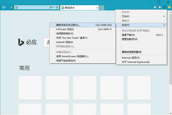 win10系统清除ie浏览器历史记录的操作步骤截图