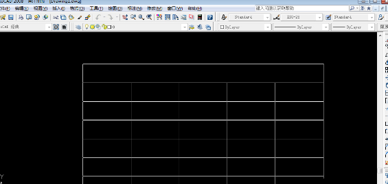 AutoCAD2008表格添加快捷步骤截图