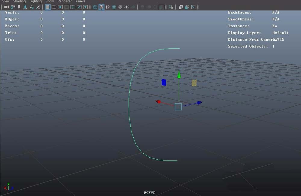 maya提取polygons上的线的操作步骤截图