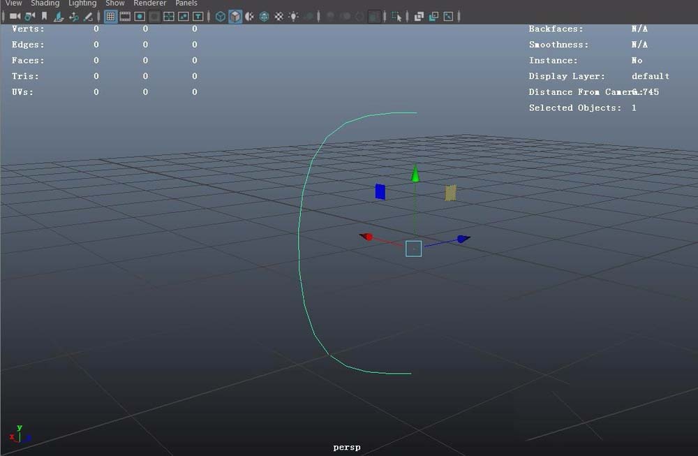 maya提取polygons上的线的操作步骤截图