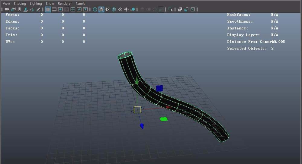 maya用extrude命令创建三维管道的相关操作教程截图