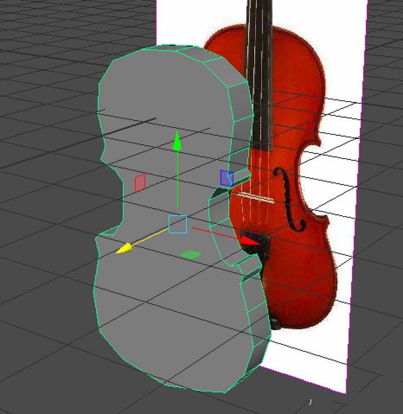 maya制作小提琴主体部分的操作教程截图