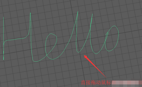 maya使用铅笔曲线工具绘制线条的相关操作教程截图