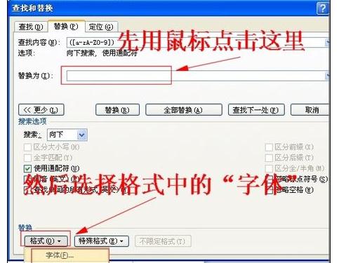 word2010修改所有字母和数字格式的操作步骤截图