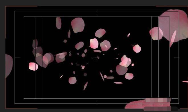AE制作爱情公寓片头花瓣飘落效果的操作步骤截图