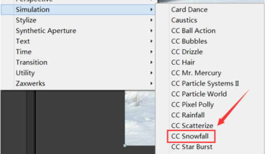 AE制作下雪效果的操作步骤截图