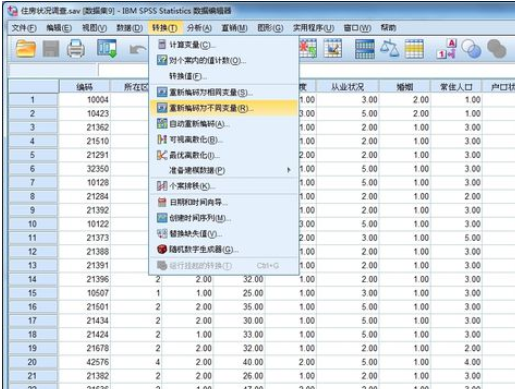 SPSS中进行数据分组的详细方法截图