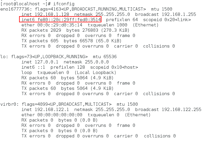 CentOS7关闭ipv6仅使用ipv4的具体使用方法截图