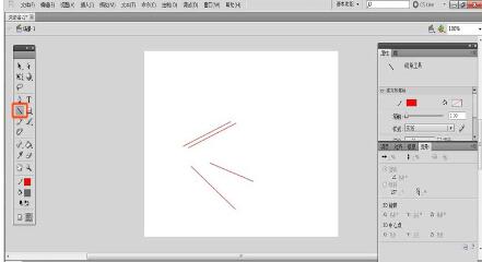 Flash使用绘图工具的操作方法截图