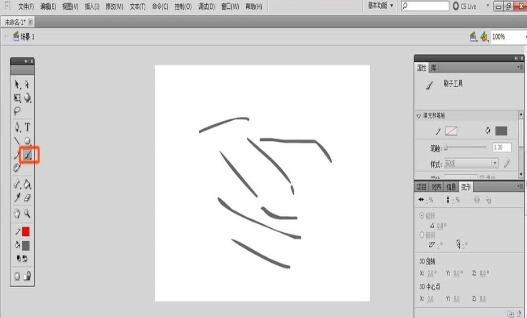 Flash使用绘图工具的操作方法截图