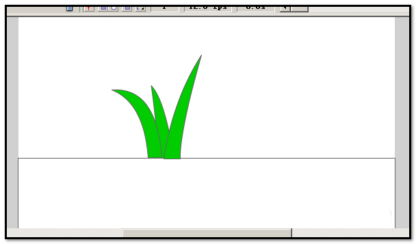 Flash绘制绿色小草的详细方法截图
