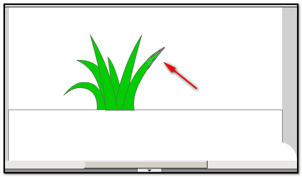 Flash绘制绿色小草的详细方法截图