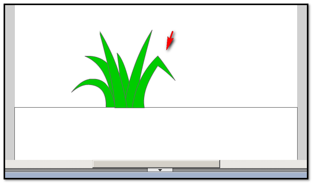 Flash绘制绿色小草的详细方法截图