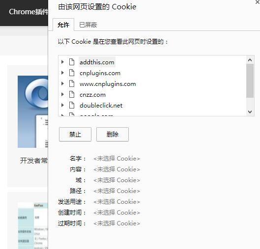 谷歌浏览器查看cookie的值的操作步骤截图