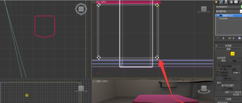 3Ds Max绘制床头柜的操作方法截图