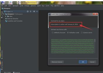 intellij idea进行激活的操作方法截图