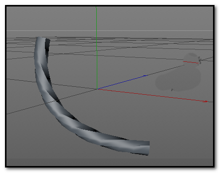 C4D创建扭曲管模型的详细方法截图