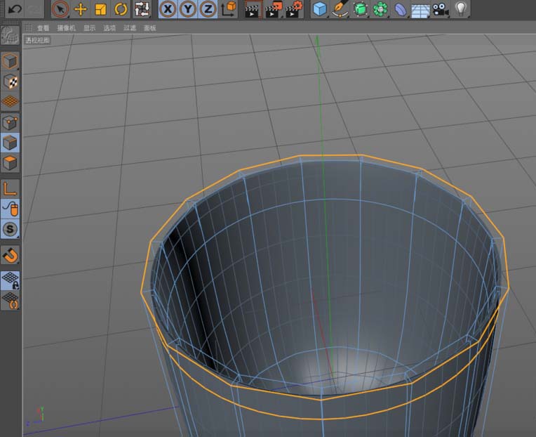 C4D建模杯子的操作教程截图