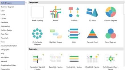 亿图流程图制作软件设计半年分布图的具体方法截图