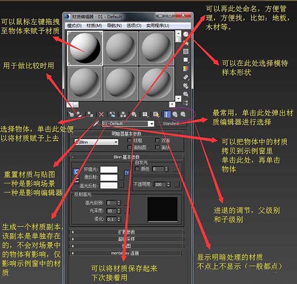 3Ds MAX使用材质编辑器的图文方法截图