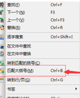 UltraEdit匹配大括号内容的具体方法讲解截图