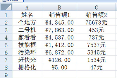 Excel在数字前加人民币符号的详细步骤截图