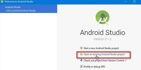 Android Studio导入项目的详细方法截图