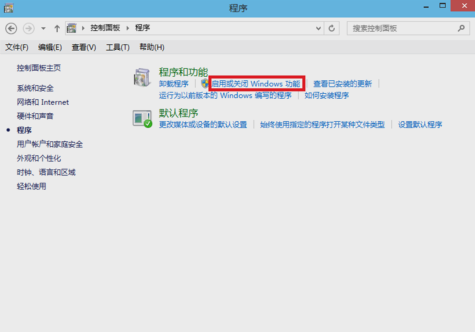 WIN8安装IIS的简单步骤截图