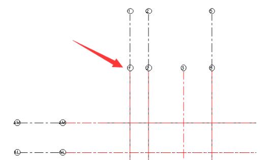 Revit隐藏链接的Revit文件中轴网的操作方法截图