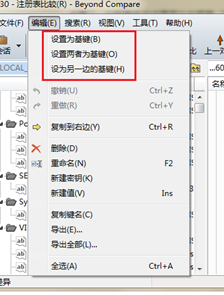 Beyond Compare比较注册表差异的图文方法截图