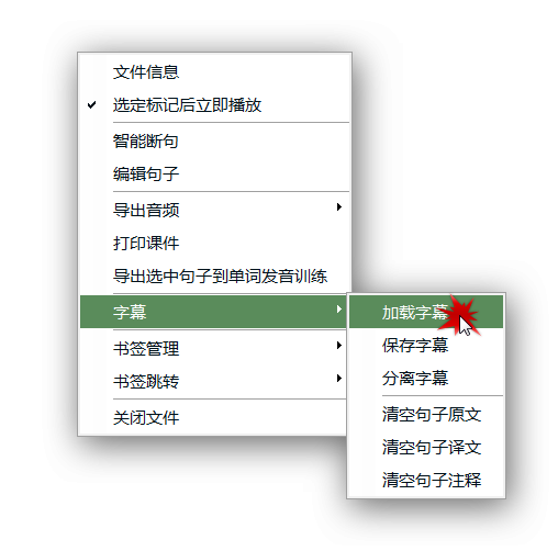 Aboboo加载字幕的图文操作方法截图